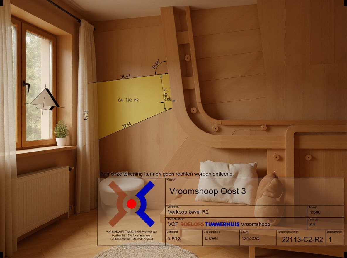 Kluswoning Bouwkavels (Bouwnr. R2) in Vroomshoop, impressie na renovatie