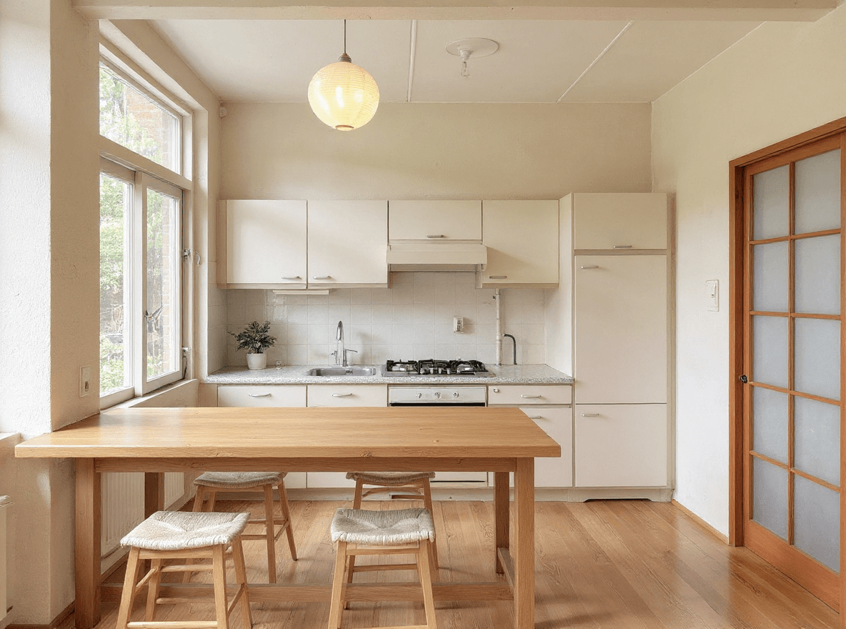 Kluswoning Bertha von Suttnerstraat 26 in Haarlem, impressie na renovatie