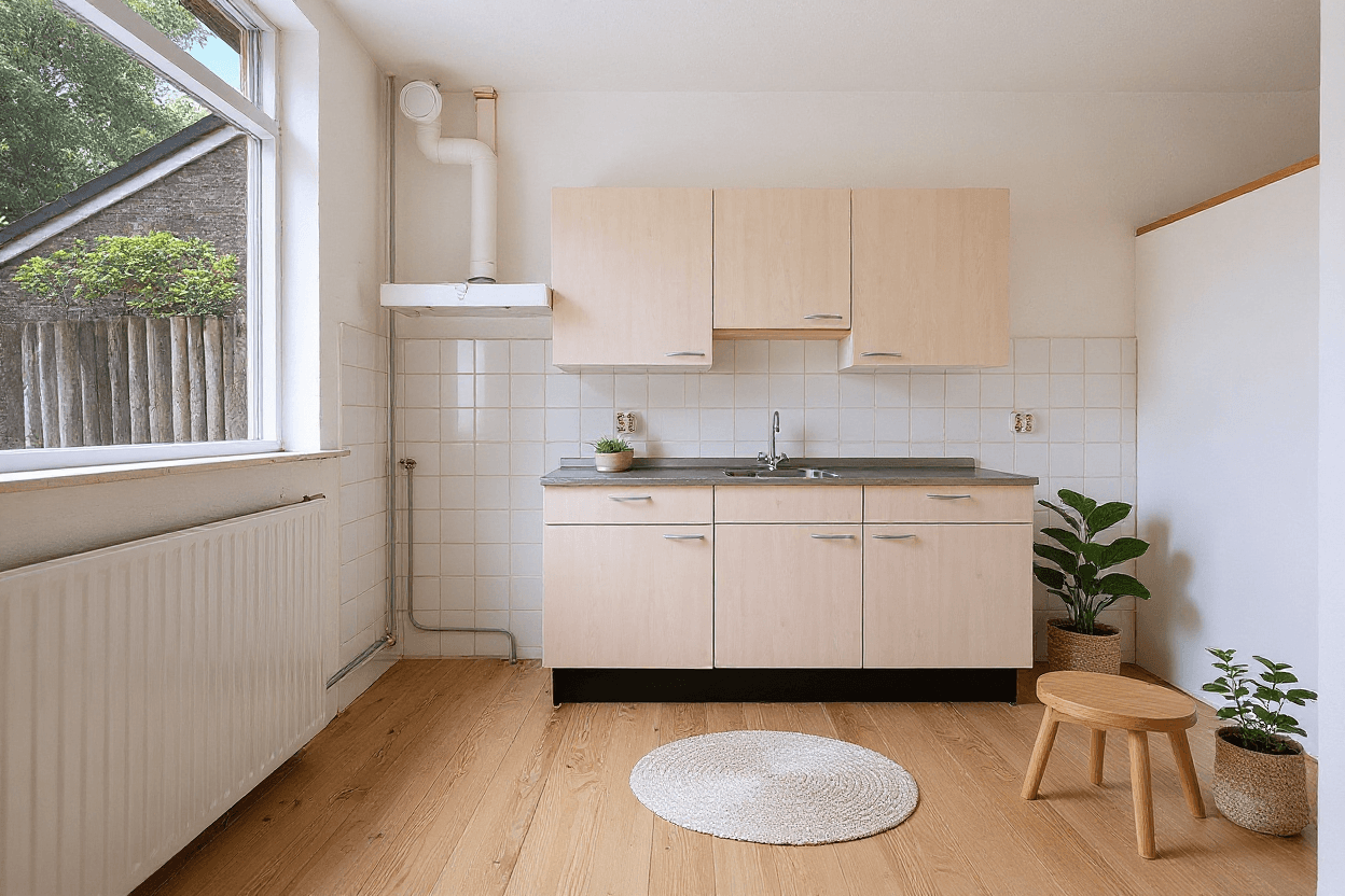 Kluswoning Wilgenroosje 28 in Leeuwarden, impressie na renovatie