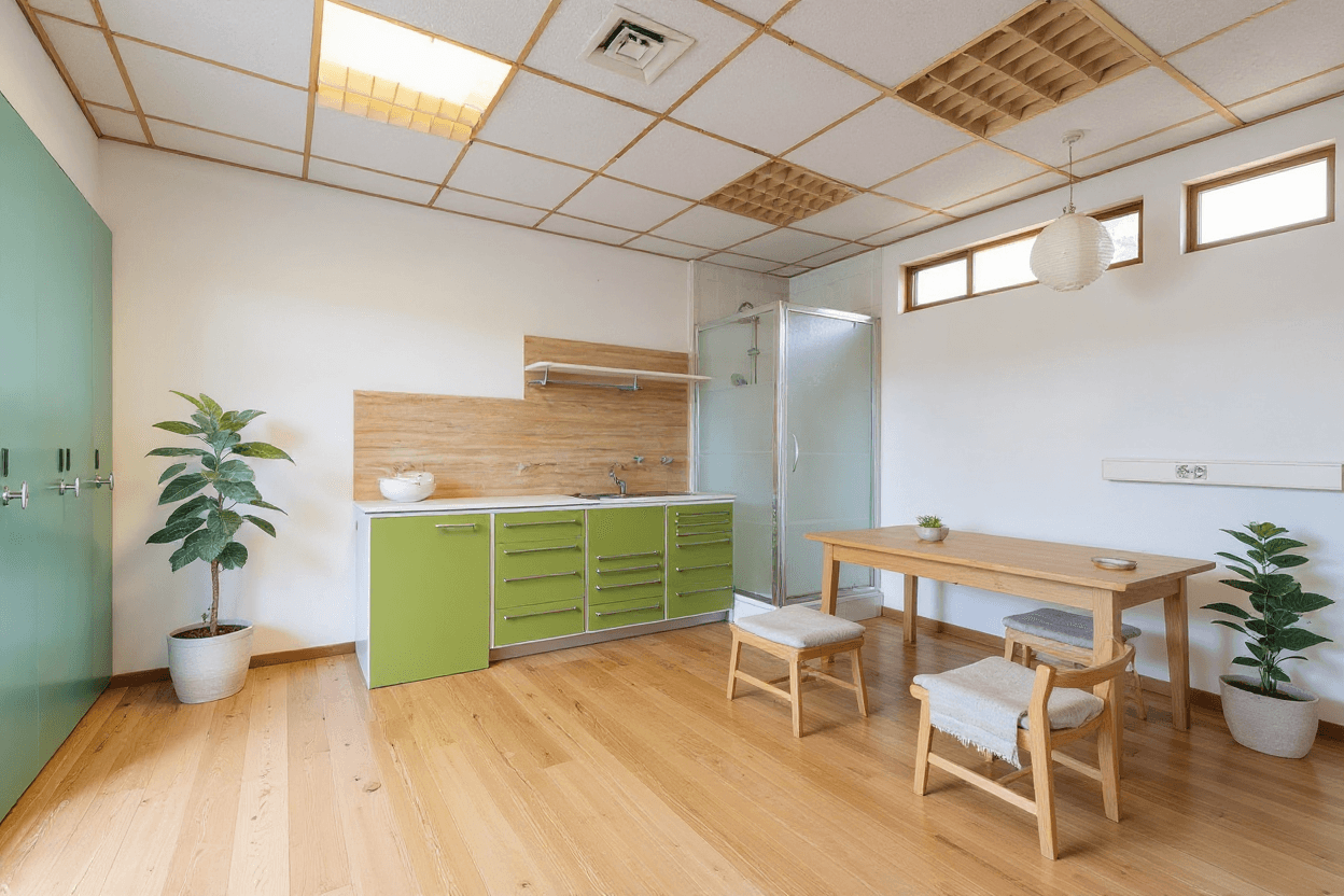 Kluswoning Kerkstraat 115 in Brunssum, impressie na renovatie