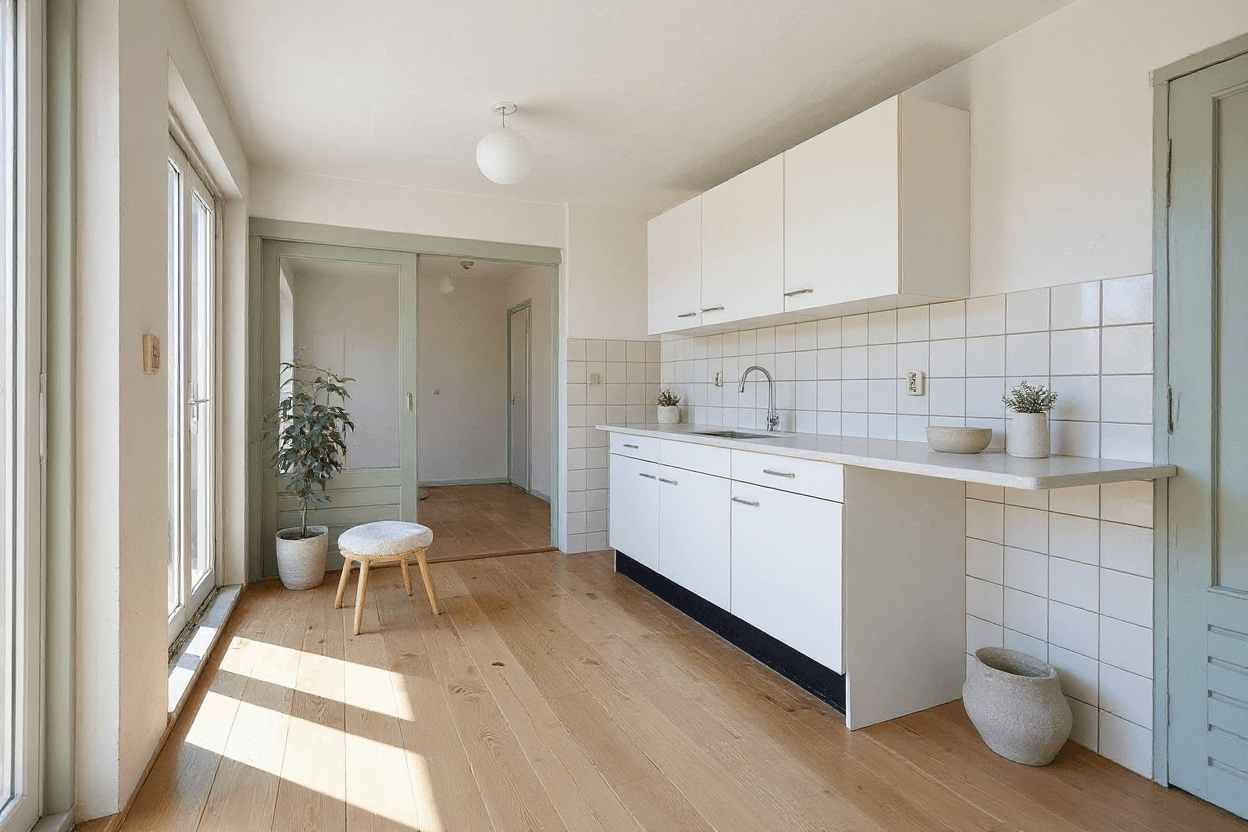 Kluswoning Tuinstraat 109 in Amsterdam, impressie na renovatie