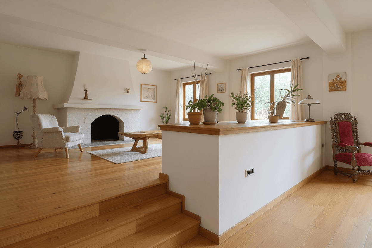 Kluswoning Rijksweg 20 in Kessel, impressie na renovatie