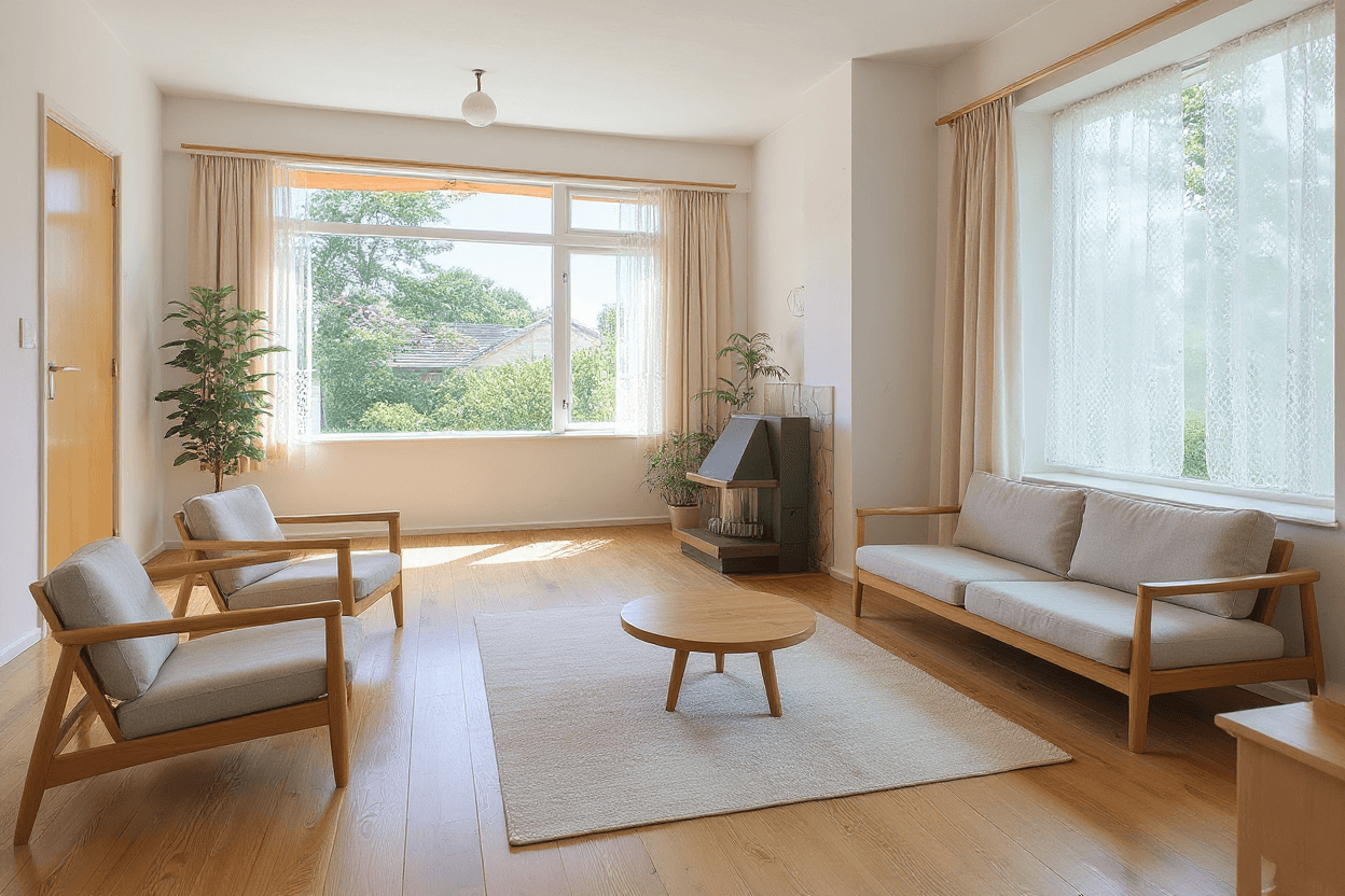 Kluswoning Harddraversweg 50 in Joure, impressie na renovatie