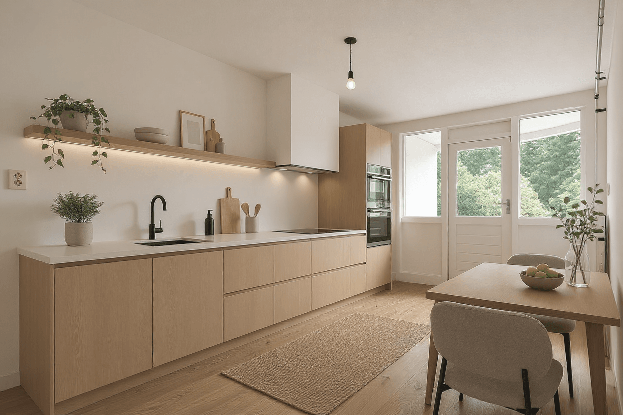 Kluswoning Dostojevskisingel 35 in Amsterdam, impressie na renovatie