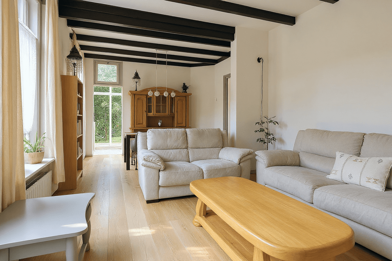 Kluswoning 't Wasven 14 in Halsteren, impressie na renovatie