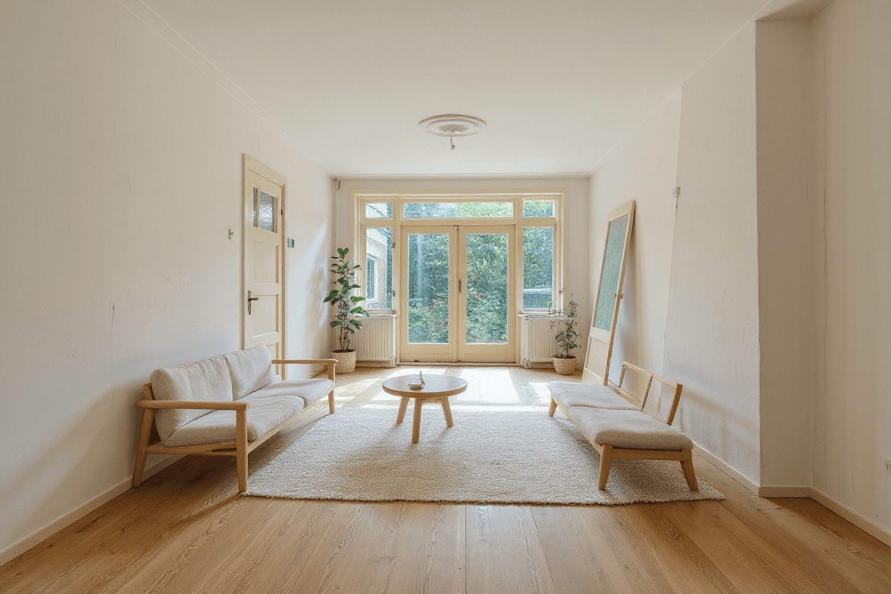 Kluswoning Krayenhofflaan 47 in Nijmegen, impressie na renovatie