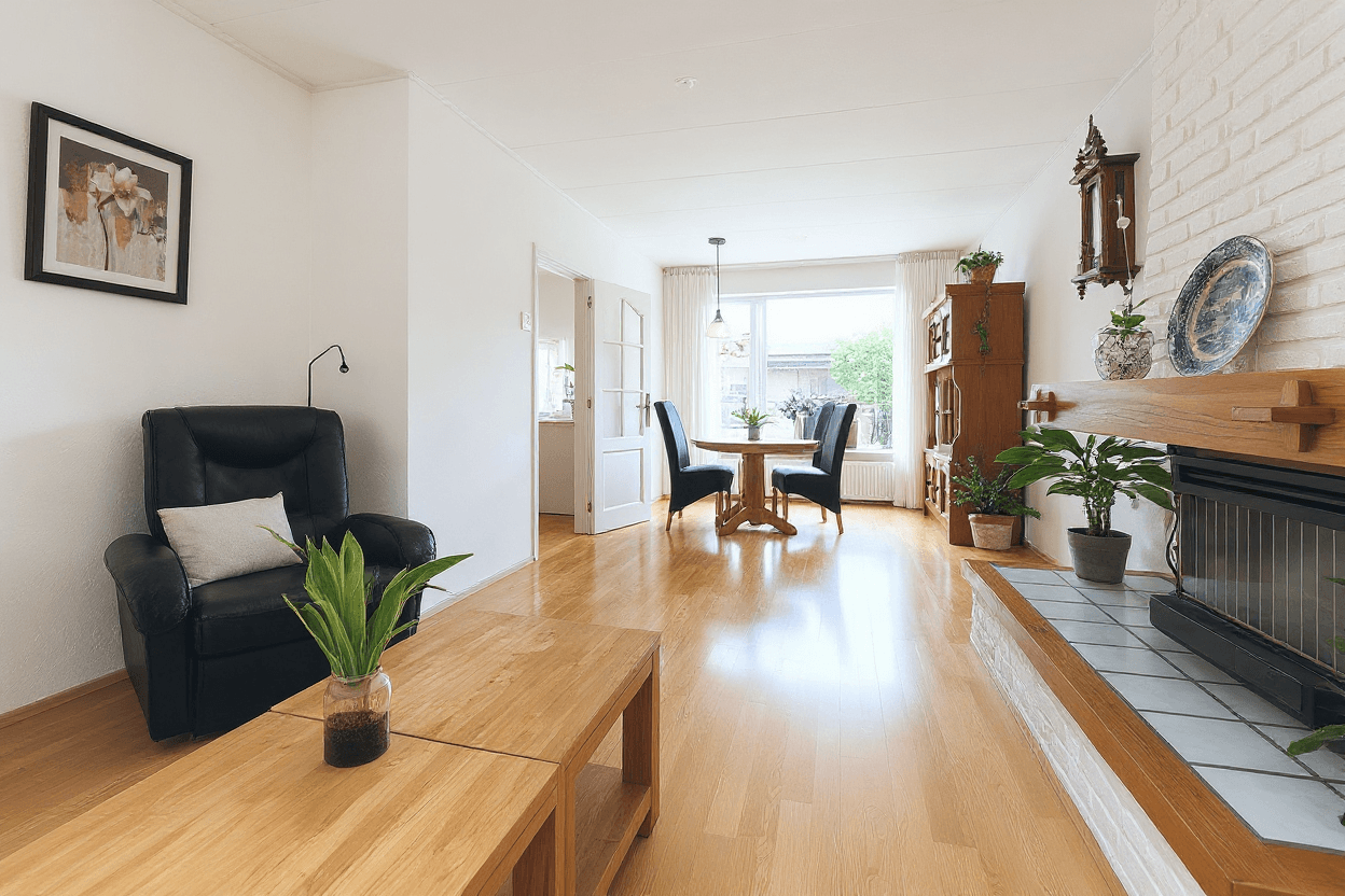Kluswoning Herbert van Puttenweg 23 in 't Harde, impressie na renovatie