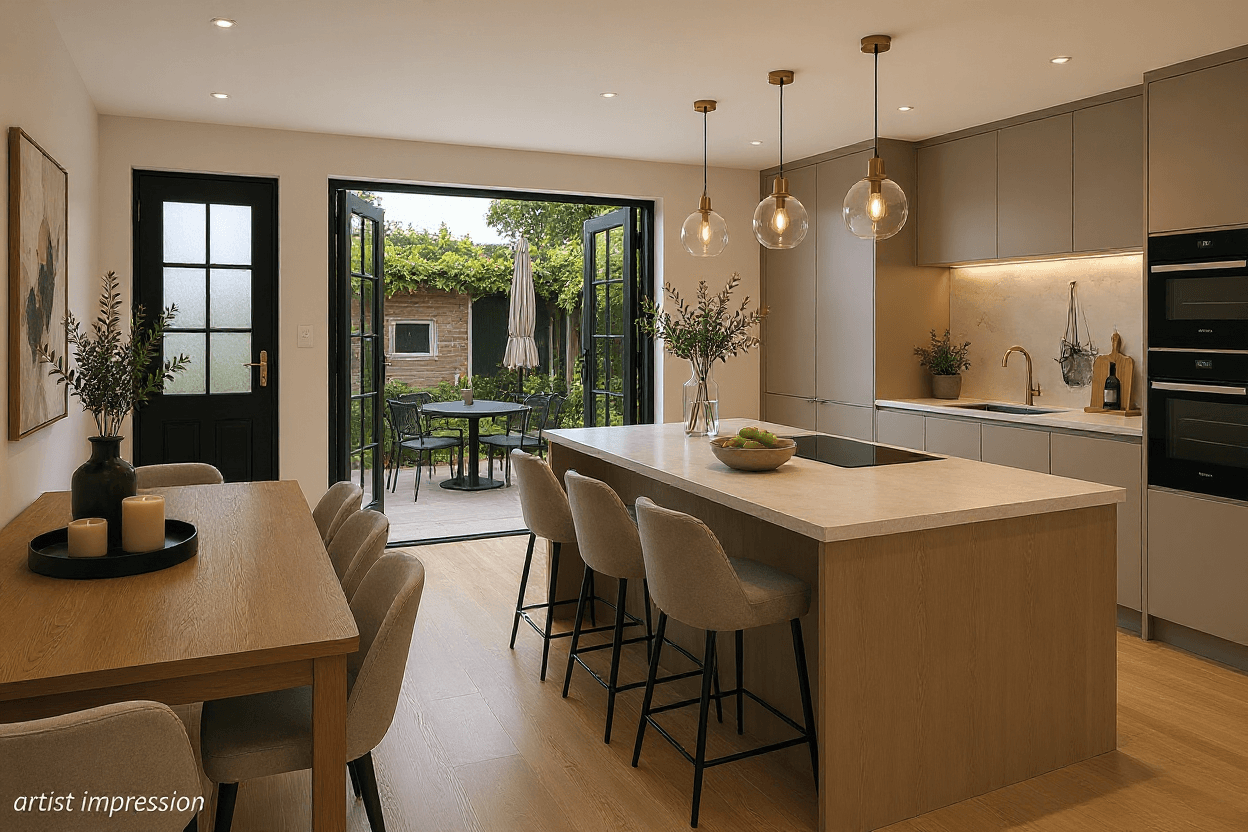 Kluswoning Noorddijk 29 in Bruinisse, impressie na renovatie