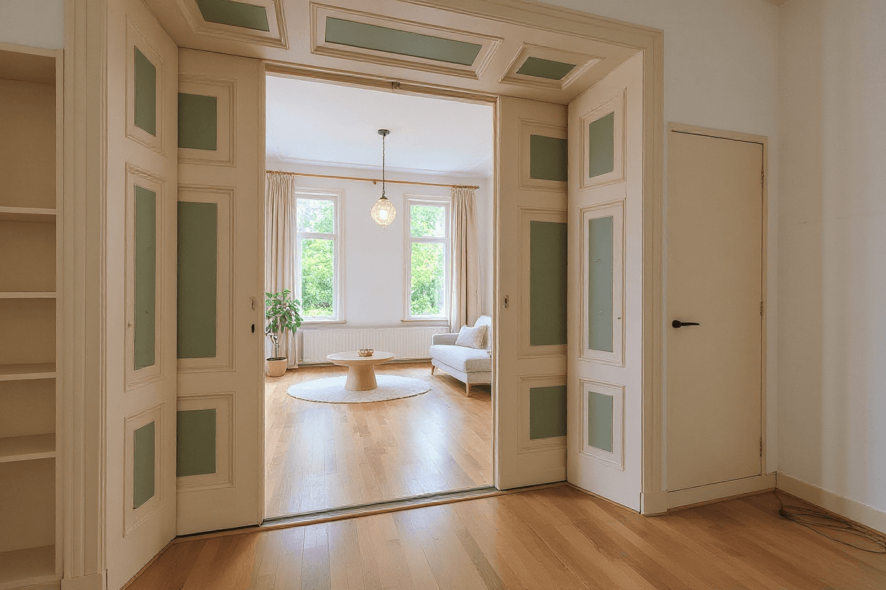 Kluswoning Dorpsstraat 25 in Poortugaal, impressie na renovatie