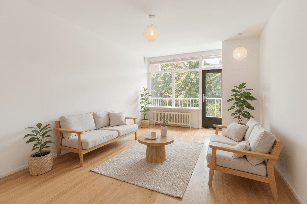 Kluswoning Amerbos 73 in Amsterdam, impressie na renovatie