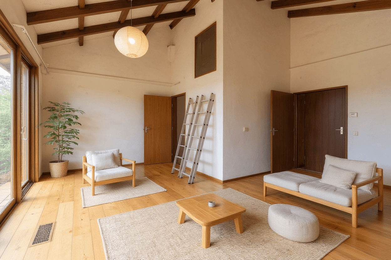 Kluswoning Wolfhezerweg 120-49 in Wolfheze, impressie na renovatie