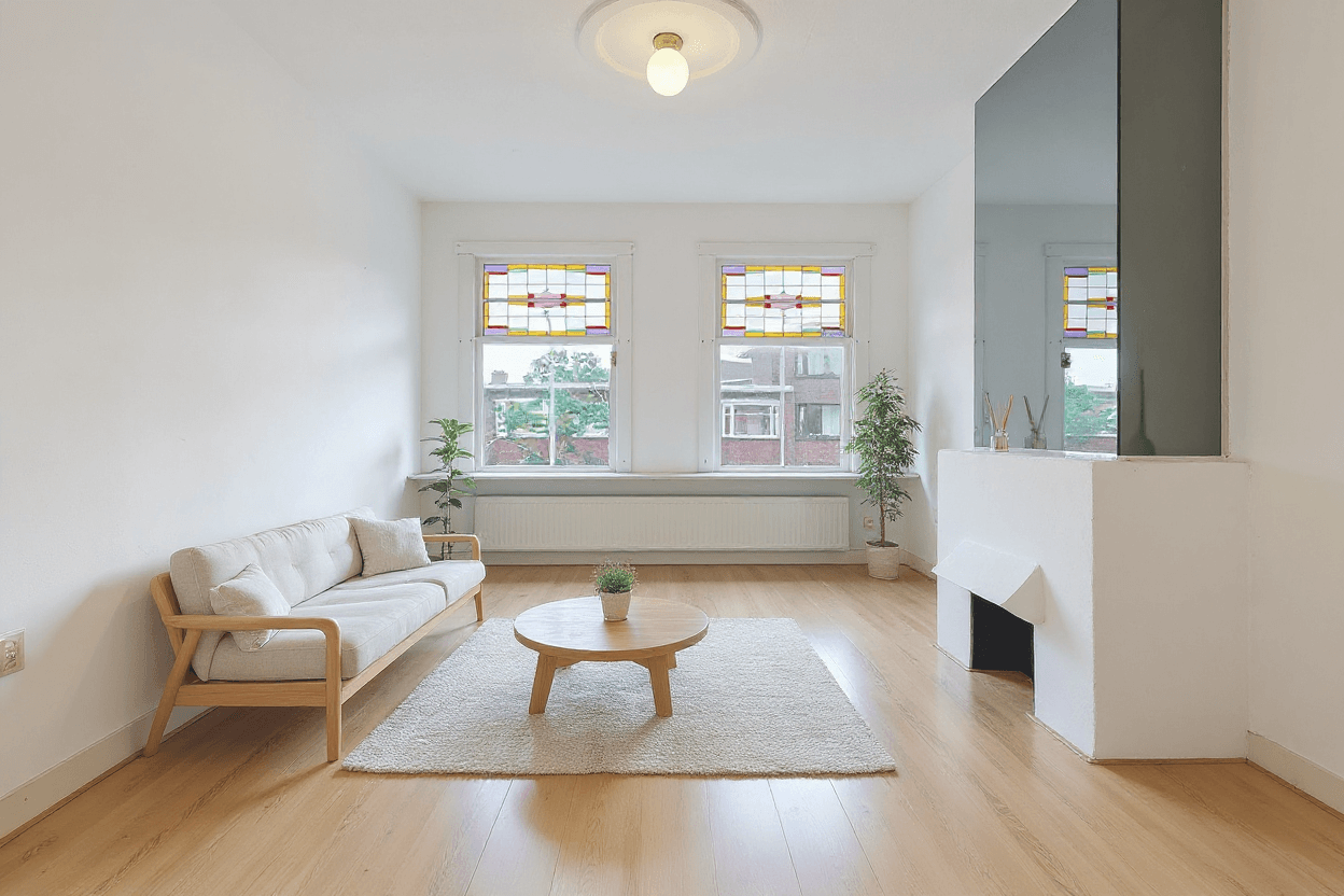 Kluswoning Van Musschenbroekstraat 249 in Den Haag, impressie na renovatie