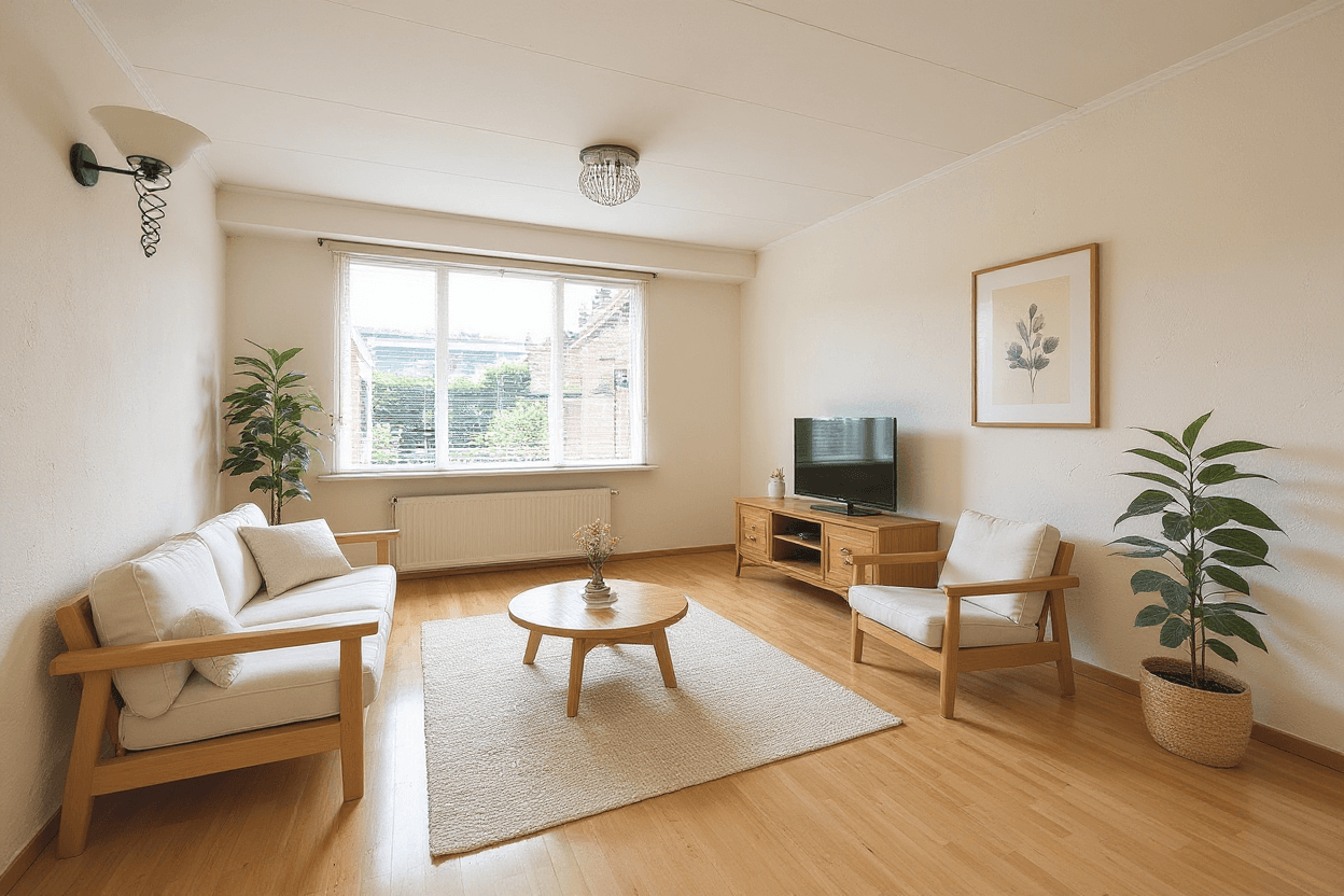 Kluswoning Bosstraat 19 in Ridderkerk, impressie na renovatie