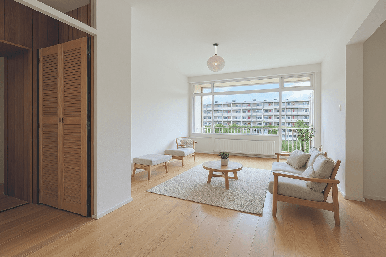 Kluswoning Jisperveldstraat 478 in Amsterdam, impressie na renovatie
