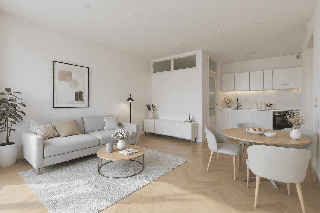 Kluswoning Jan van Polanenstraat 304 in Heemskerk, impressie na renovatie