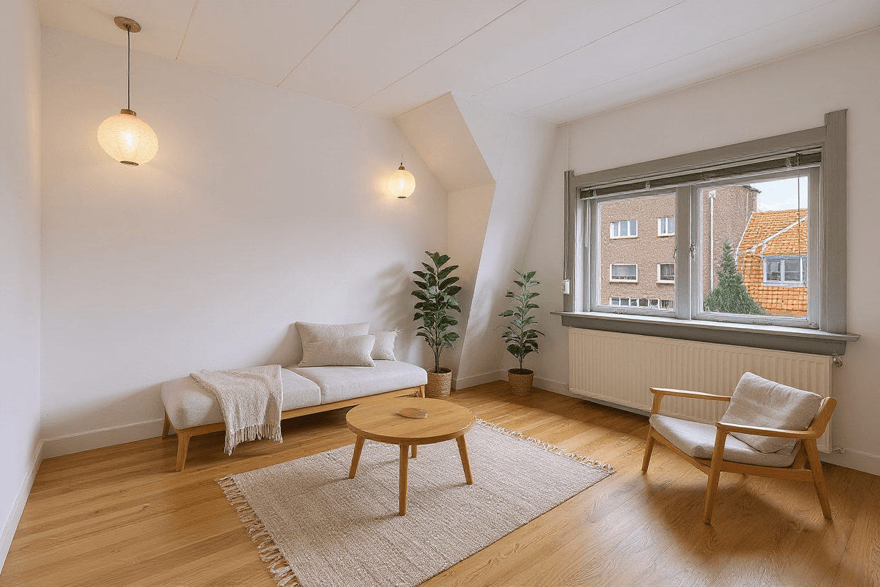 Kluswoning Gijsbrecht van Amstelstraat 65 in Hilversum, impressie na renovatie