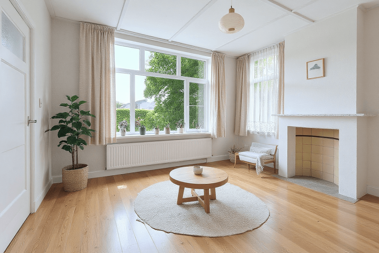 Kluswoning Zandweg 21 in Ritthem, impressie na renovatie