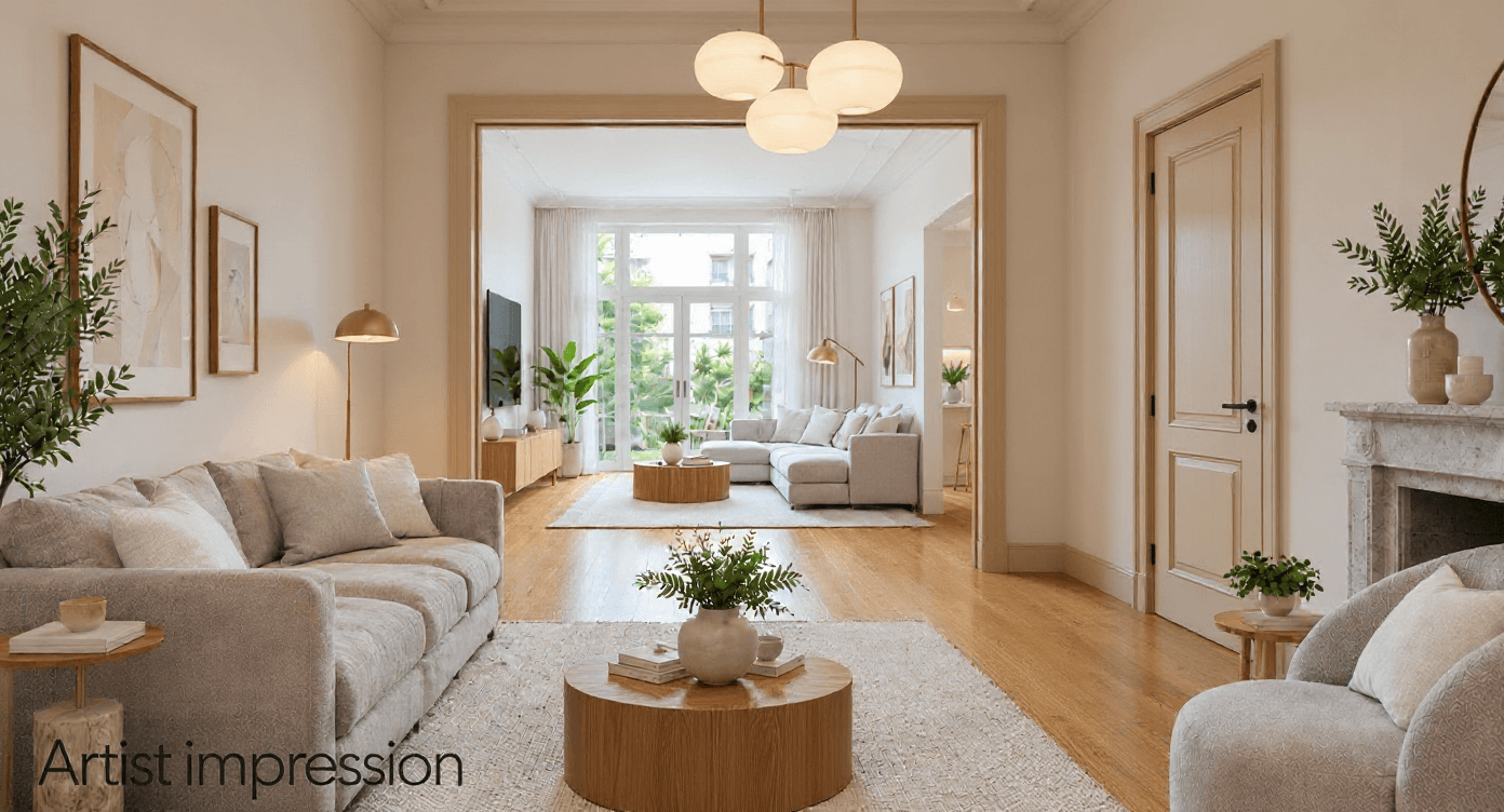 Kluswoning Spaarne 98 in Haarlem, impressie na renovatie