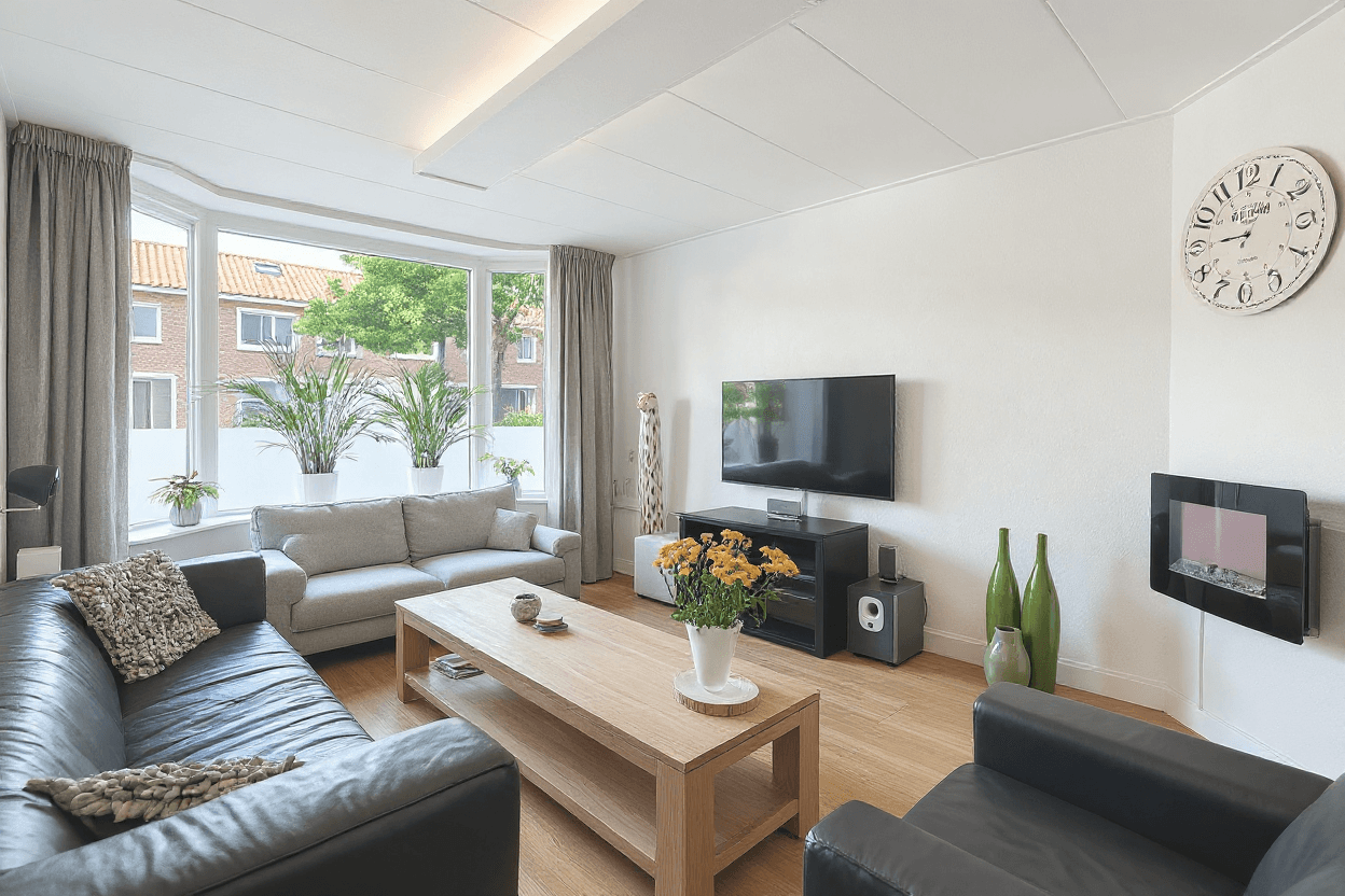 Kluswoning van Leeuwenhoekstraat 7 in Leeuwarden, impressie na renovatie