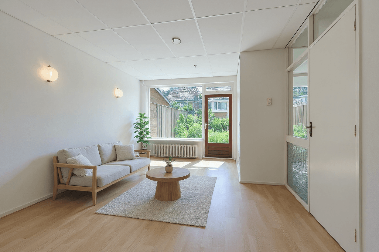 Kluswoning Beethovenstraat 33 in Akersloot, impressie na renovatie