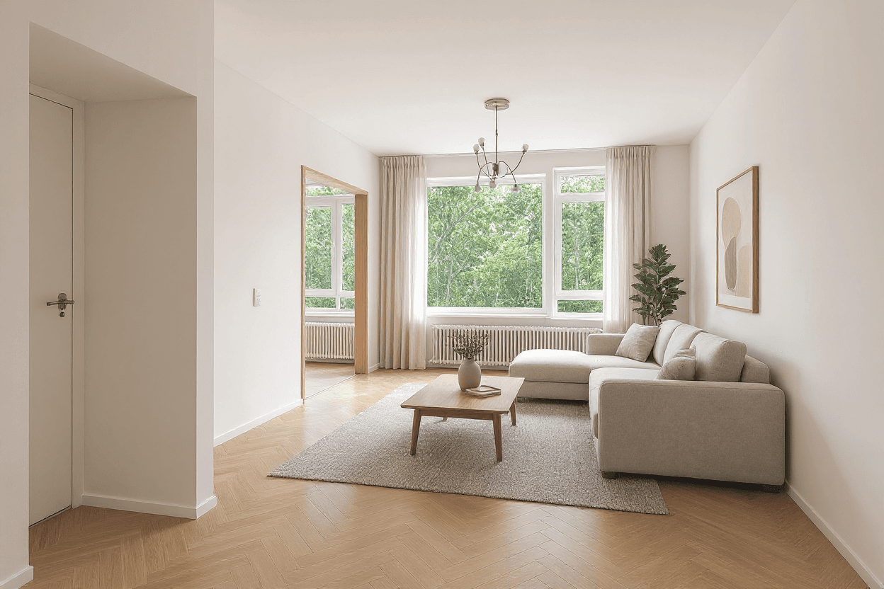 Kluswoning Burgemeester Elsenlaan 52 in Rijswijk (ZH), impressie na renovatie