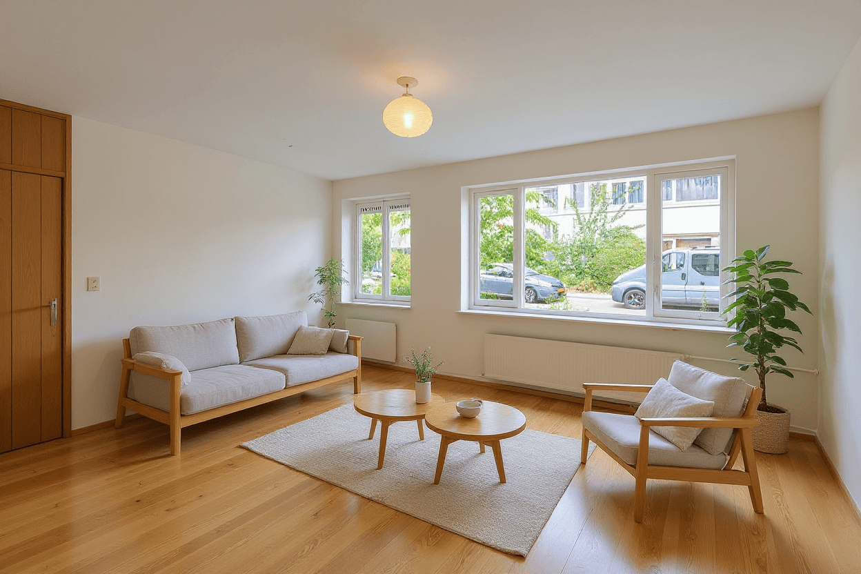 Kluswoning Oogststraat 79 in Amsterdam, impressie na renovatie
