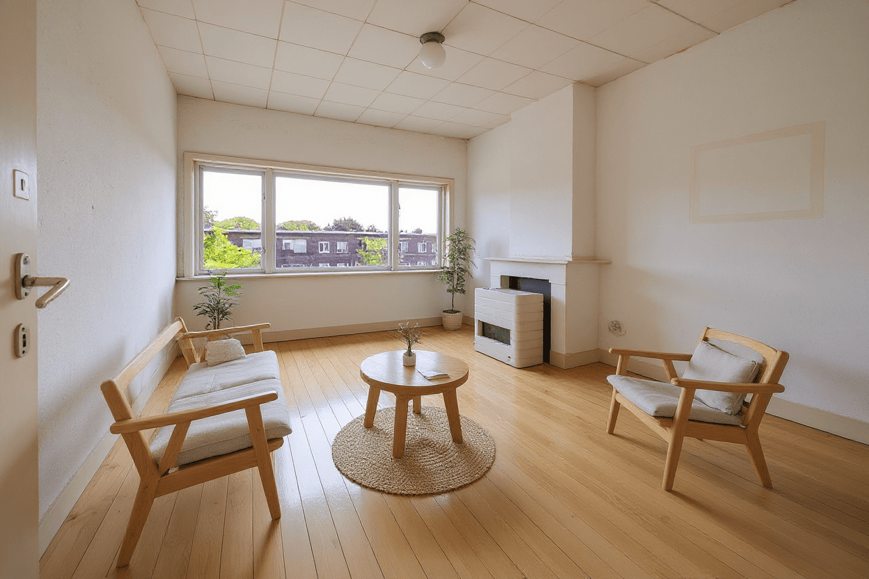 Kluswoning Haagweg 52 in Rijswijk (ZH), impressie na renovatie