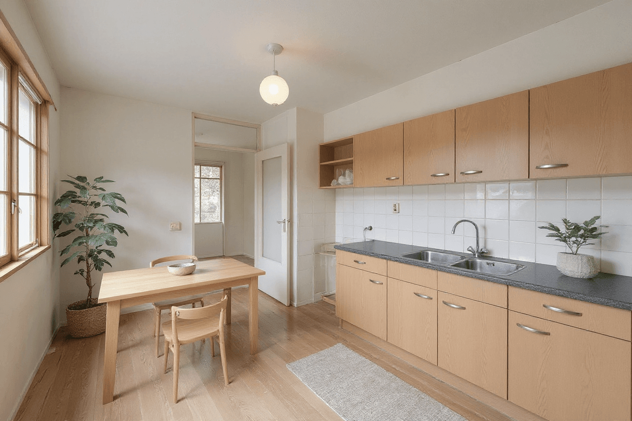 Kluswoning Reinwardtstraat 228 in Amsterdam, impressie na renovatie