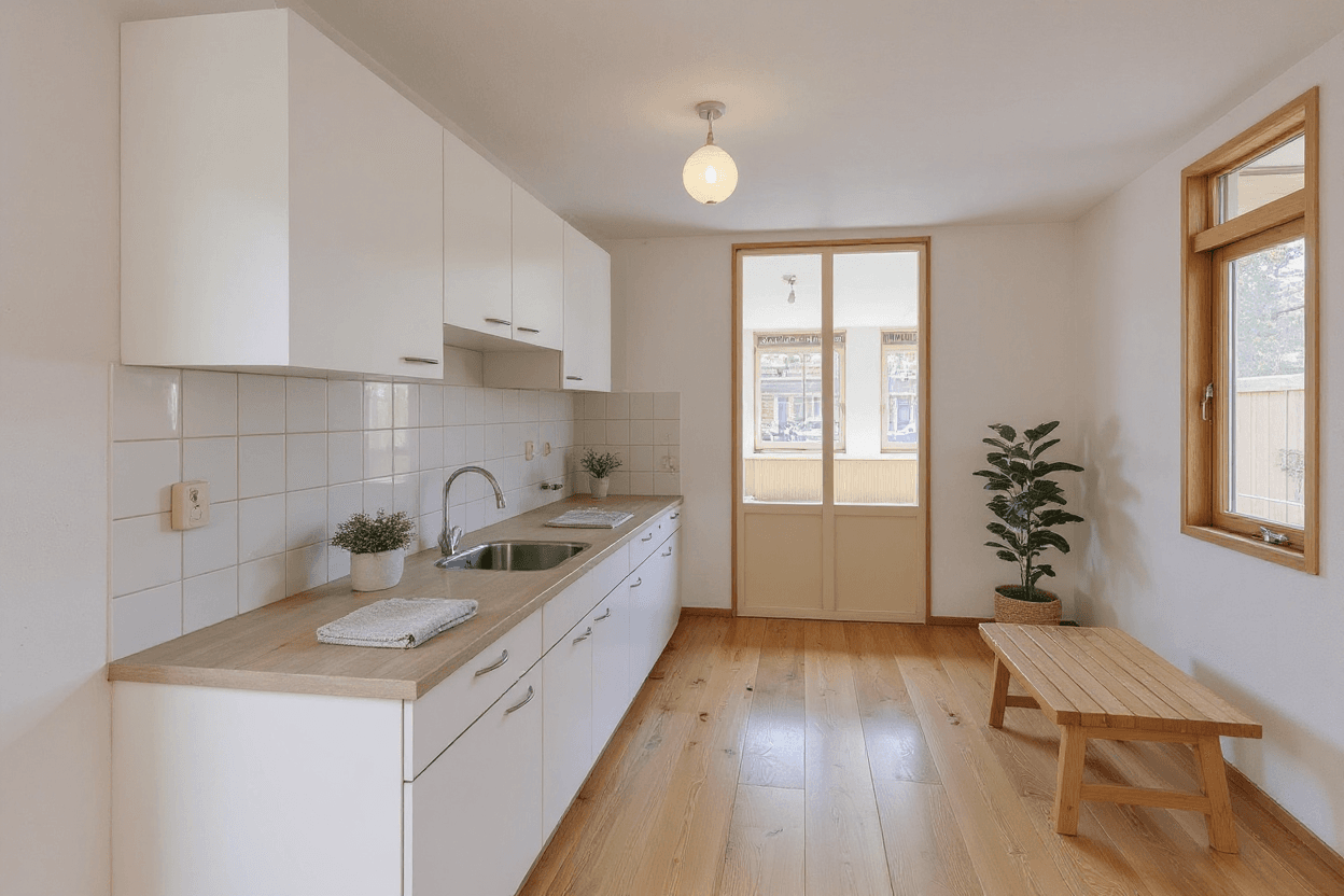 Kluswoning Afrikanerplein 150 in Amsterdam, impressie na renovatie
