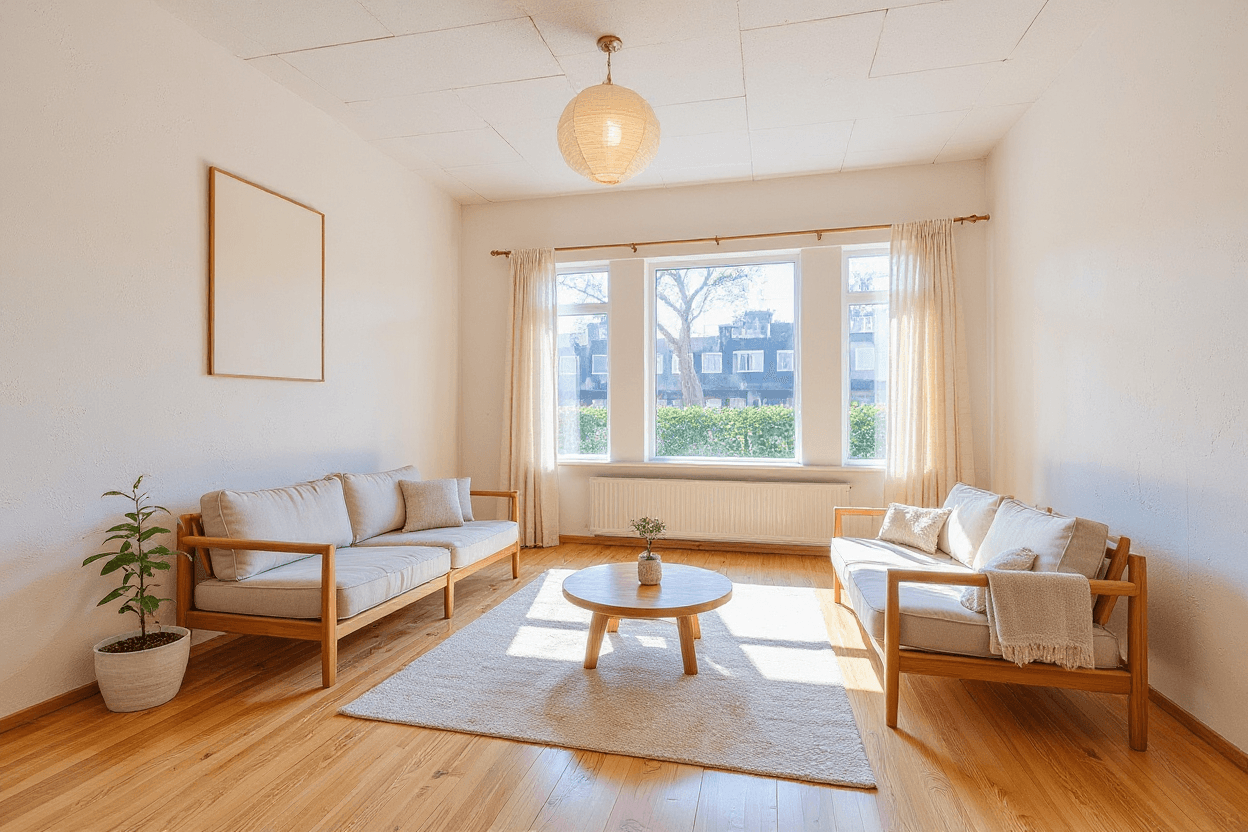 Kluswoning Schoutplein 9 in Vlaardingen, impressie na renovatie