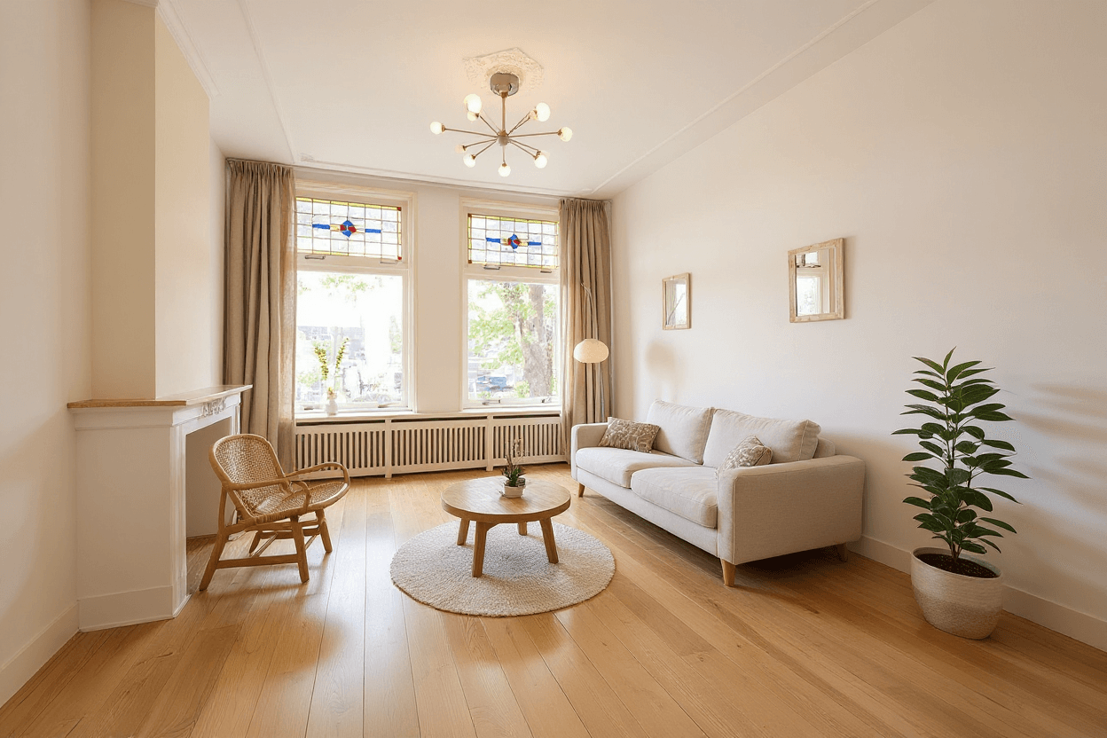 Kluswoning Conradkade 9 in Den Haag, impressie na renovatie