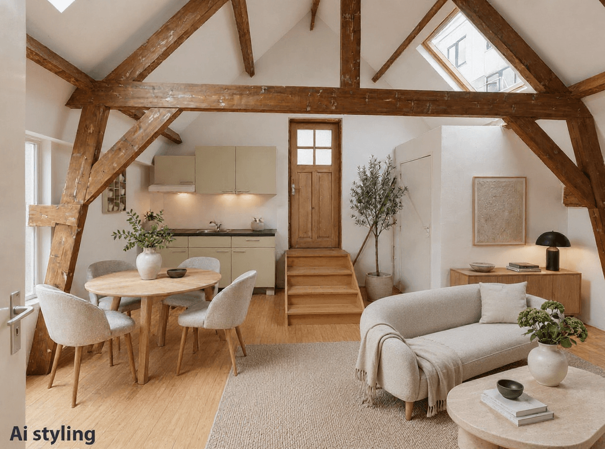 Kluswoning Caeciliastraat 1 in Leiden, impressie na renovatie