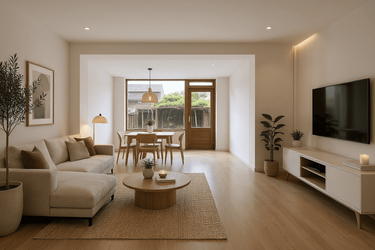 Kluswoning Van Goudoeverstraat 39 in Geleen, impressie na renovatie
