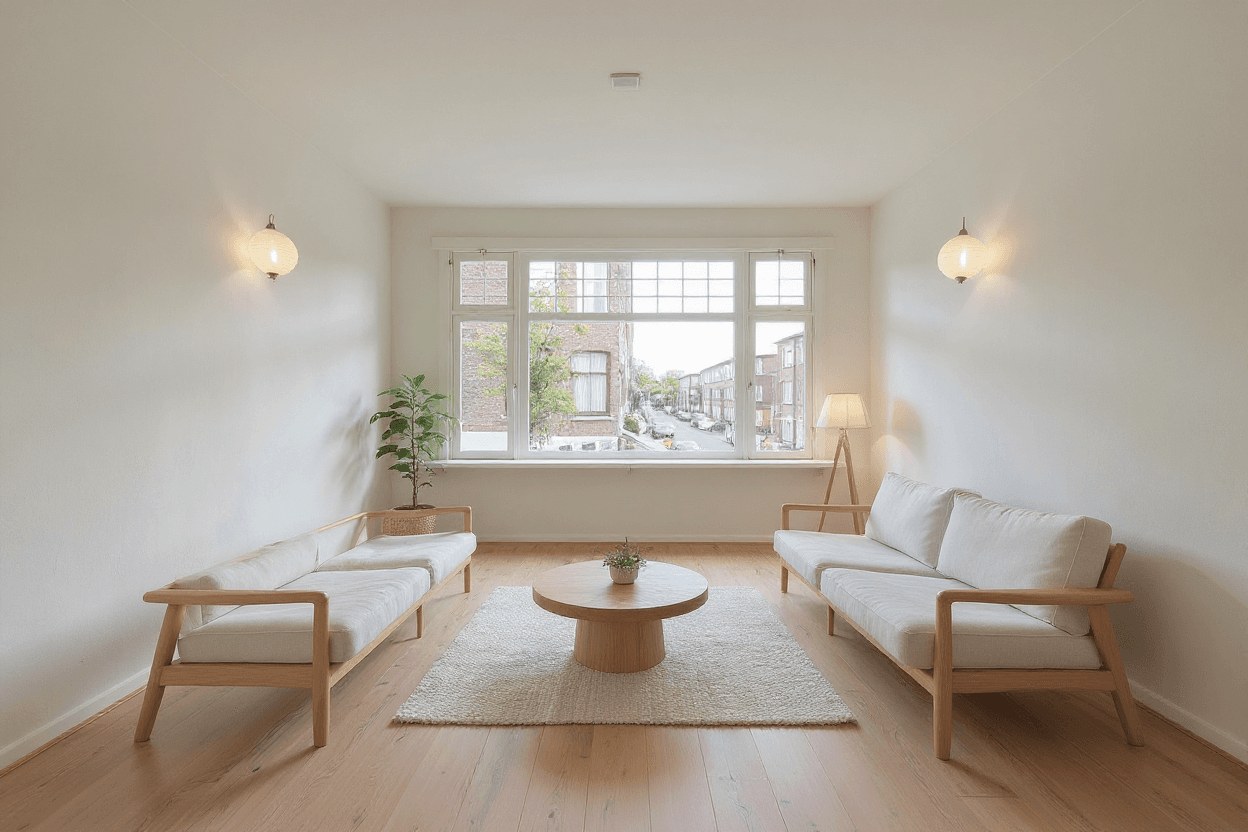 Kluswoning Hadewichstraat 23 in Den Haag, impressie na renovatie