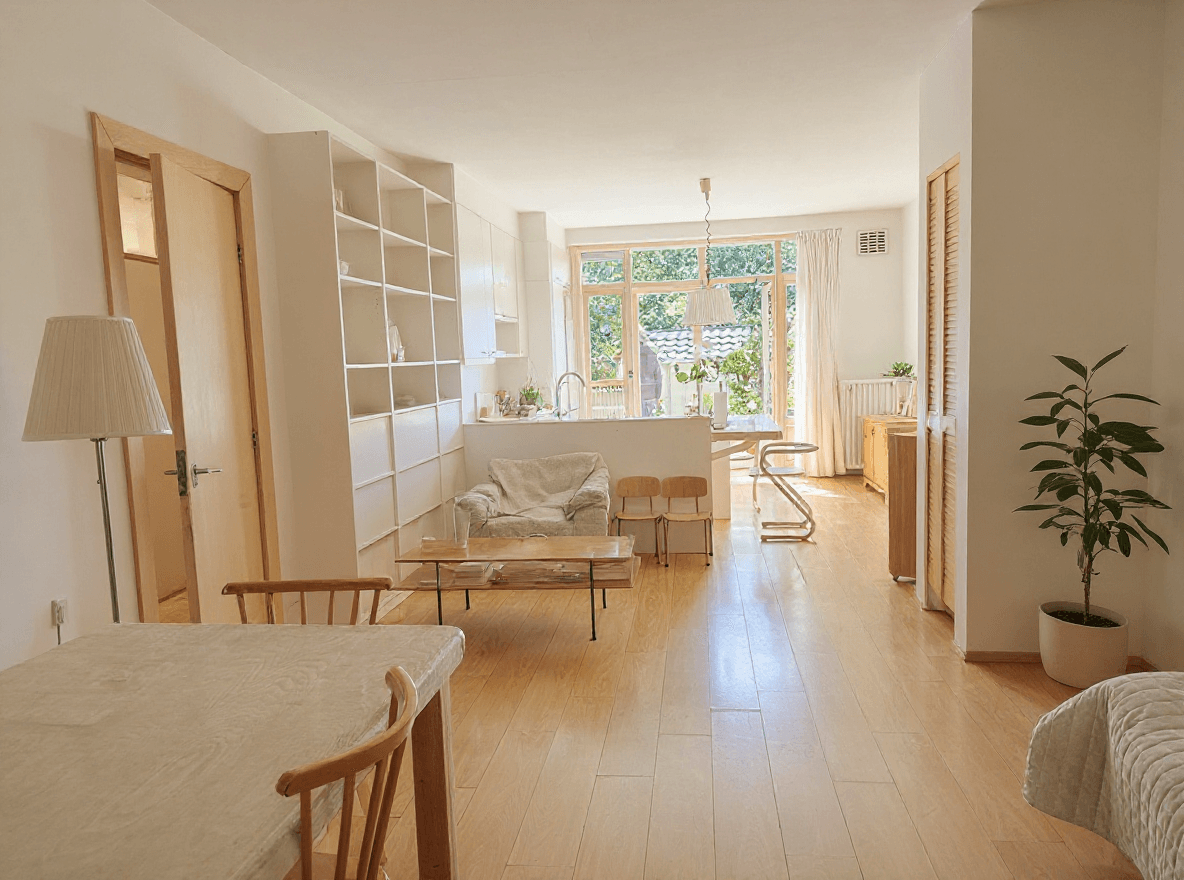 Kluswoning Geleenstraat 29 in Amsterdam, impressie na renovatie