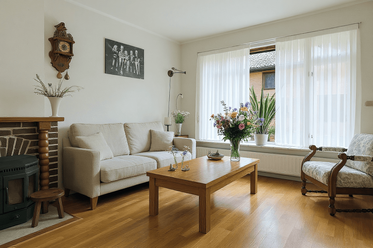 Kluswoning Nieuwstraat 165 in Gilze, impressie na renovatie
