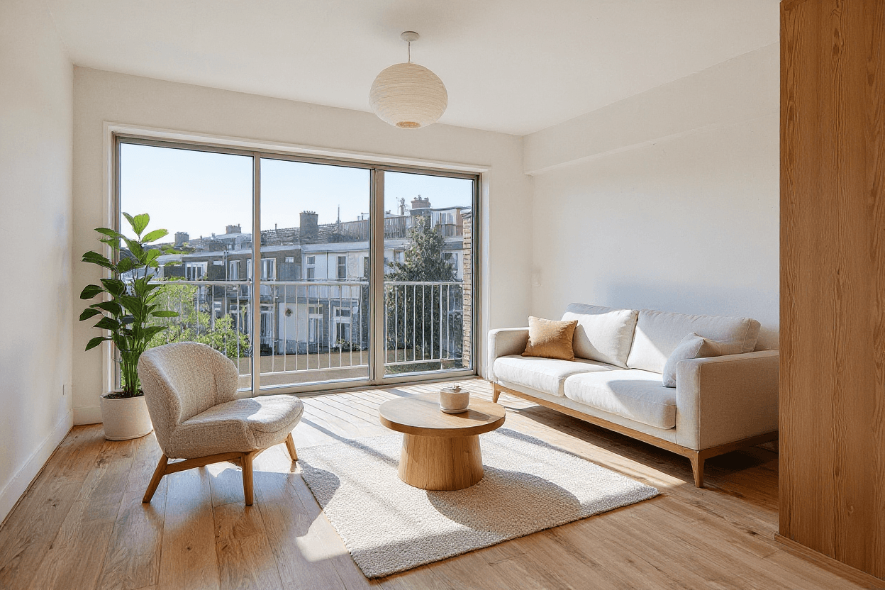 Kluswoning Schieweg 130-A in Rotterdam, impressie na renovatie