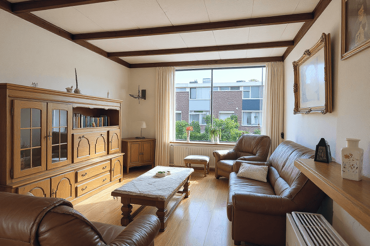 Kluswoning Kasteel Lichtenbergstraat 1 in Tilburg, impressie na renovatie