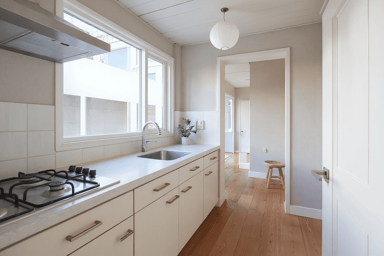 Kluswoning Lage Rijndijk 46 in Leiden, impressie na renovatie