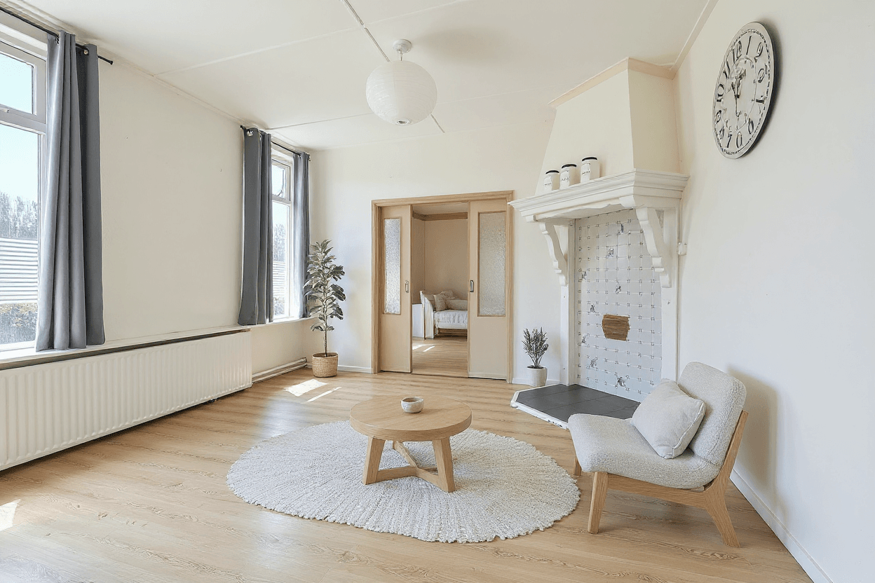Kluswoning Kamervoort 28 in Angeren, impressie na renovatie