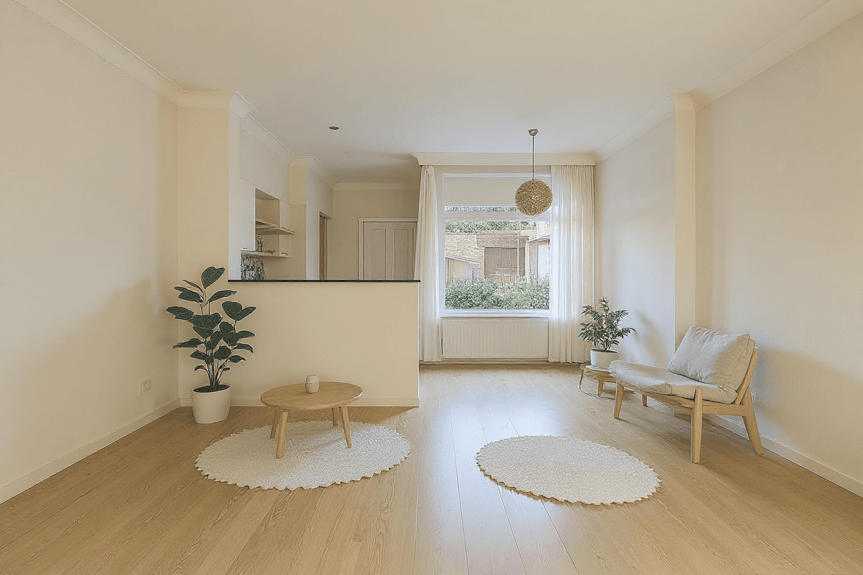 Kluswoning Jacob Roggeveenstraat 12 in Tilburg, impressie na renovatie