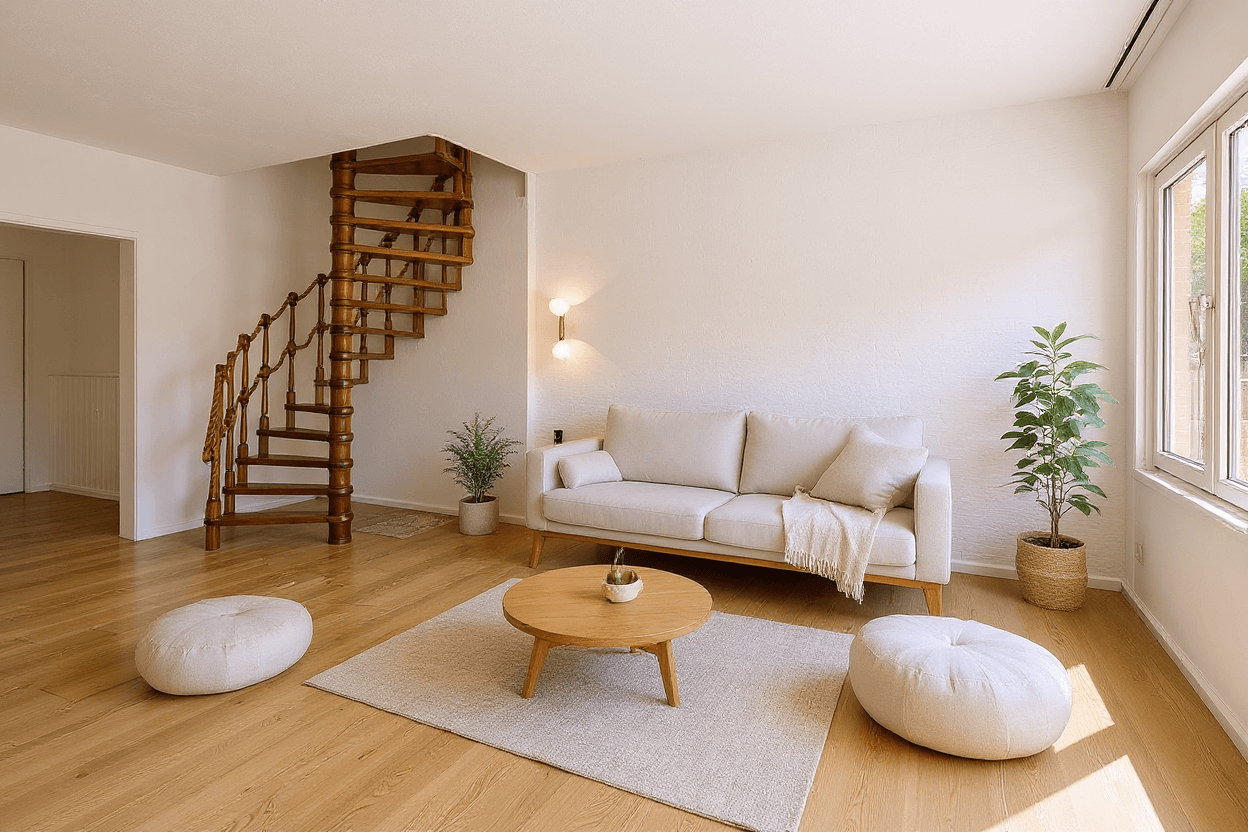 Kluswoning Strand 56 in Lelystad, impressie na renovatie
