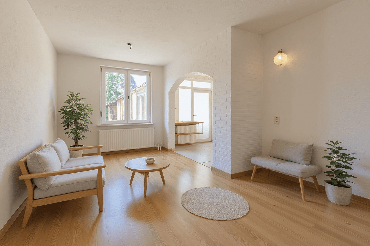 Kluswoning Jurgensstraat 104 in Elsloo (LI), impressie na renovatie