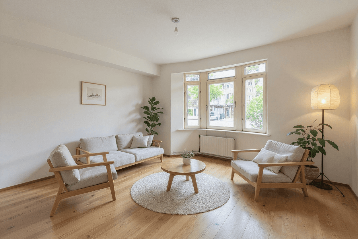 Kluswoning Krugerstraat 29-A in Amsterdam, impressie na renovatie