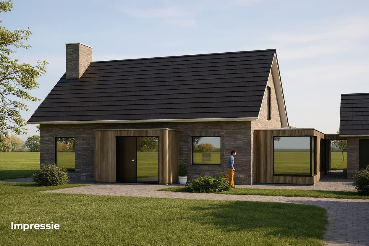 Kluswoning Zuid Bosweg 4 in Noordgouwe, impressie na renovatie