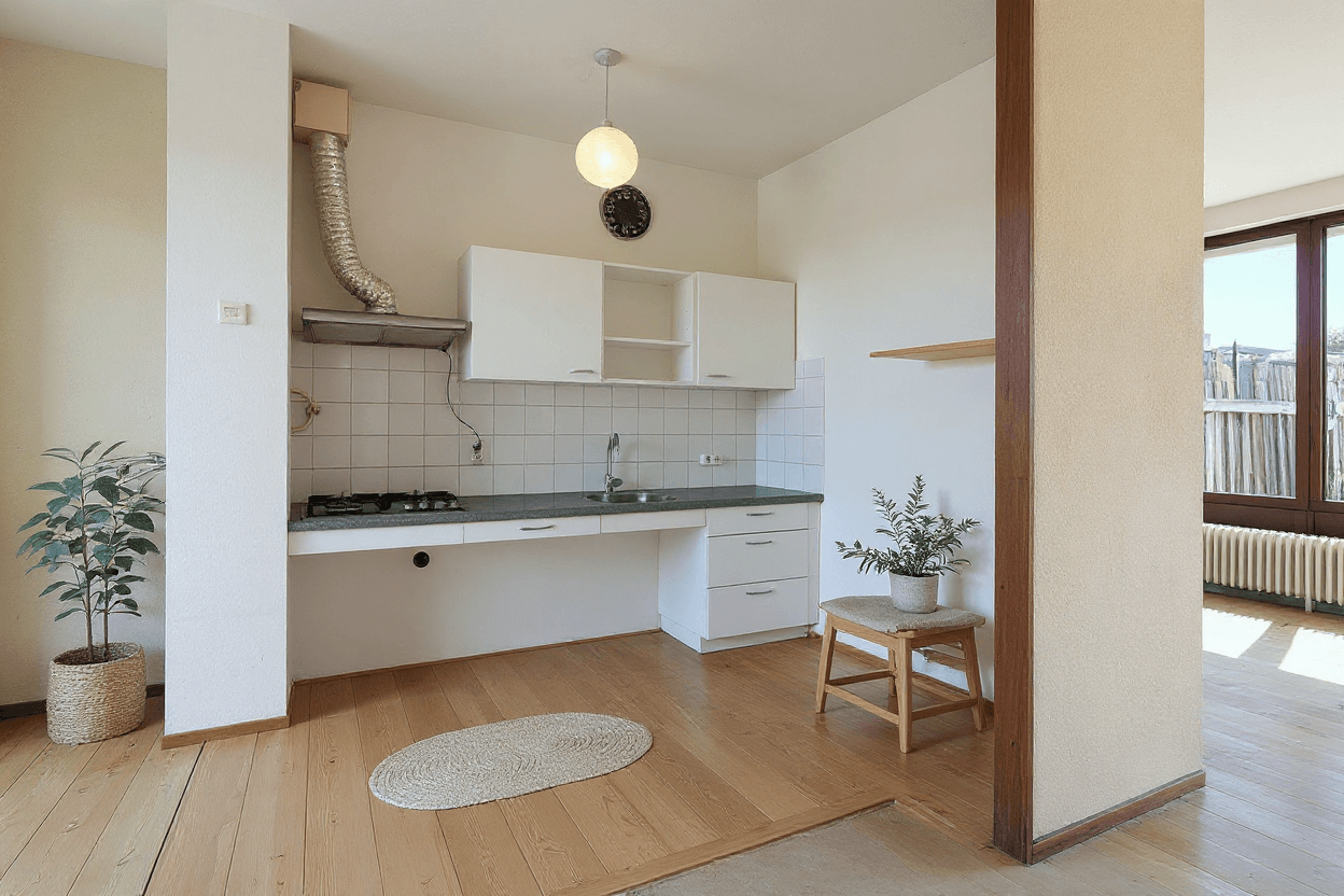 Kluswoning Oudaen 129 in Eindhoven, impressie na renovatie