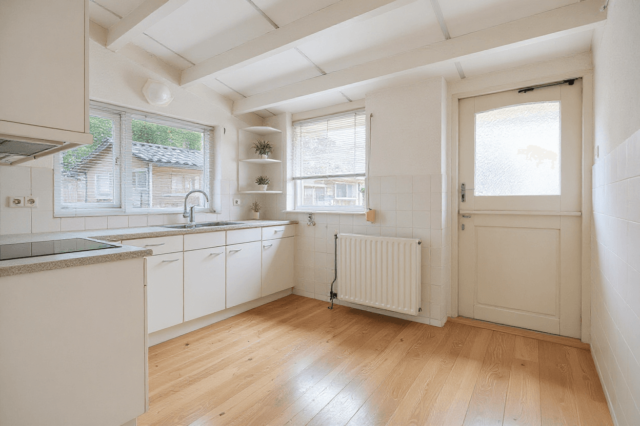 Kluswoning Kerkstraat 45 in Poortugaal, impressie na renovatie