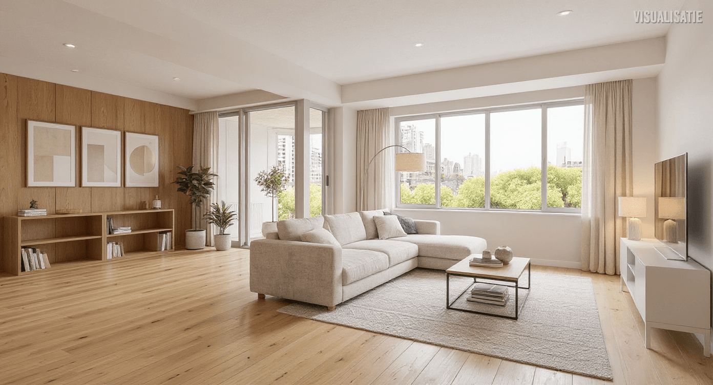 Kluswoning Weena 7-C in Rotterdam, impressie na renovatie