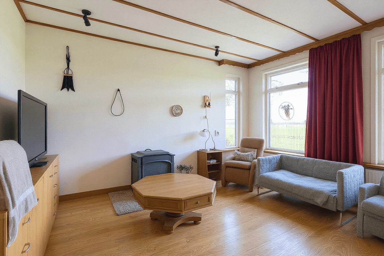 Kluswoning Zuidbuurt 1 in Maasland, impressie na renovatie