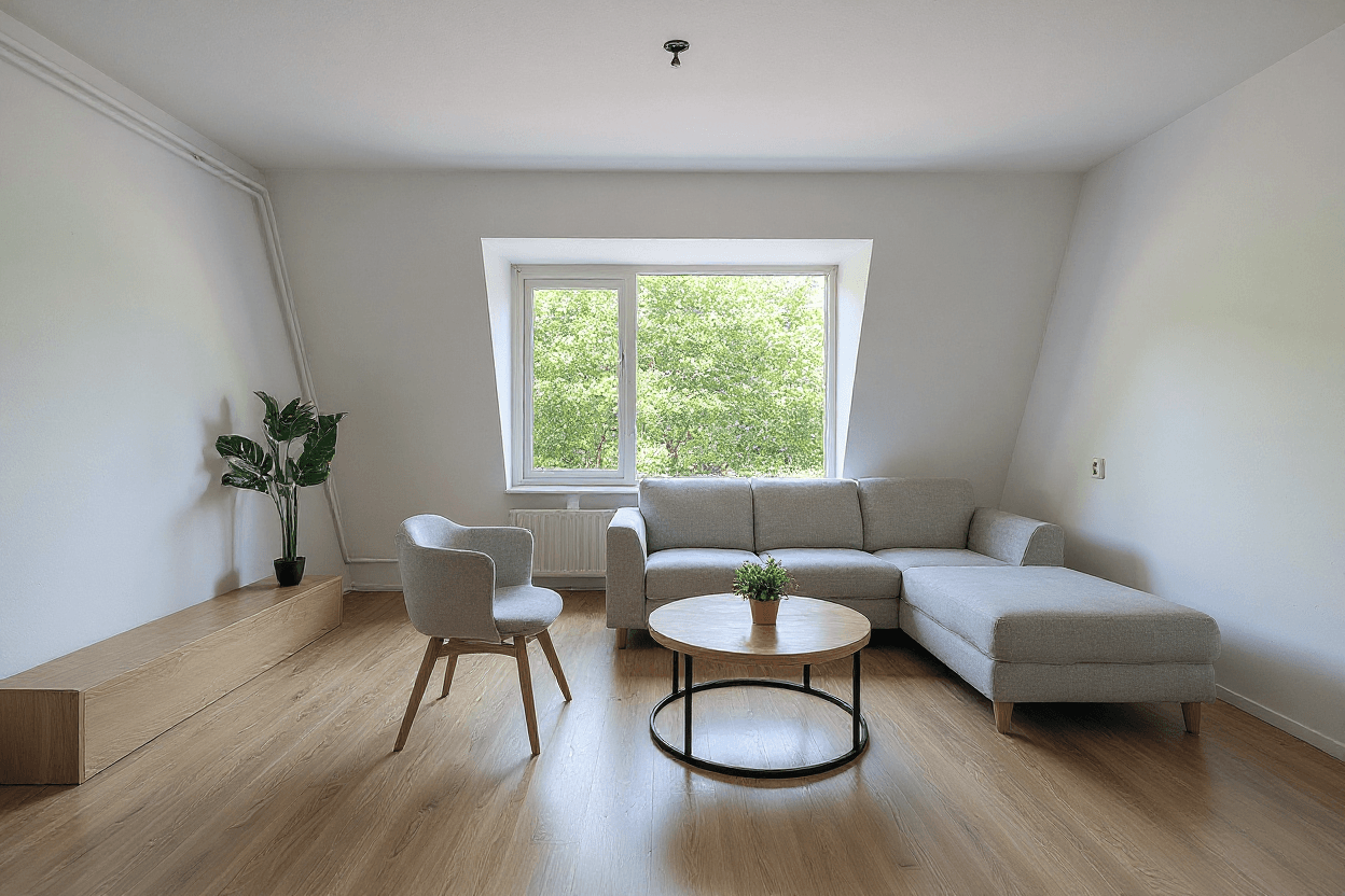 Kluswoning Onnemaheerd 144 in Groningen, impressie na renovatie